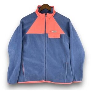 Columbia Sportswear Women’s Size Small Blue and Coral Full Zipper Fleece Jacket